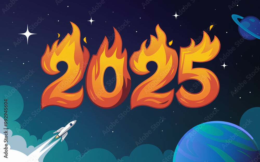 Fototapeta premium fire 2025