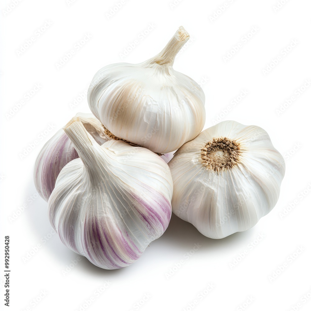 High-quality close-up of fresh garlic bulbs. Perfect for culinary, food photography, and kitchen themes. High-quality close-up of fresh garlic bulbs. Perfect for culinary, food photography, and kitchen themes.