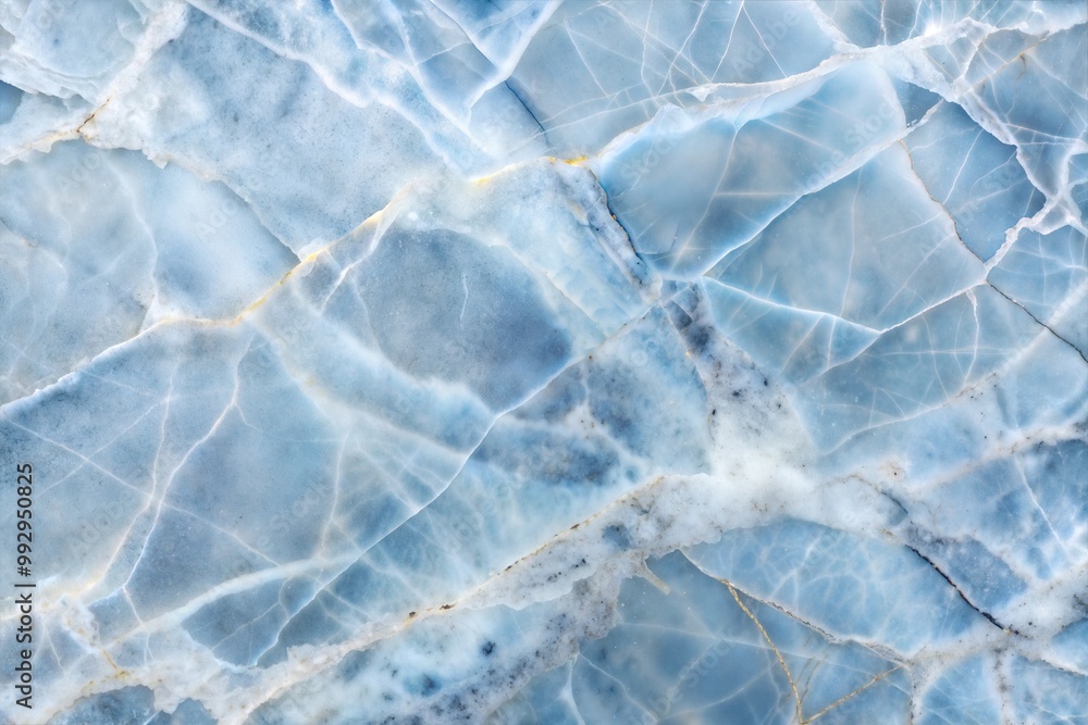 Blue marble surface with veins for background and design Blue marble surface with veins for background and design