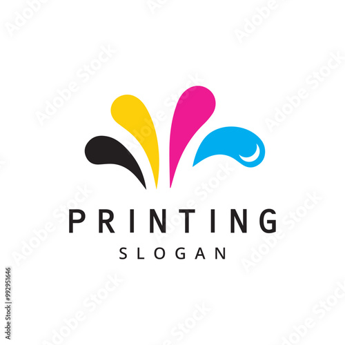 Digital Print Logo Design Template