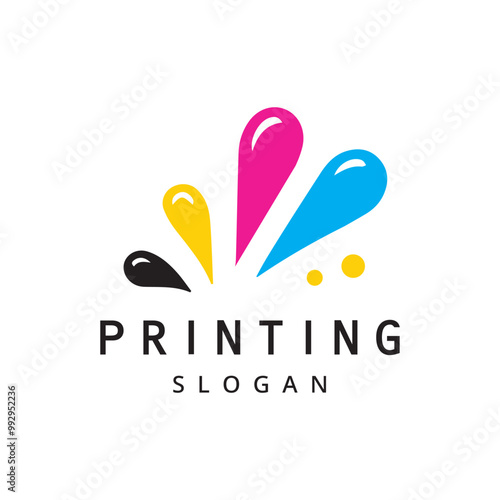 Digital Print Logo Design Template