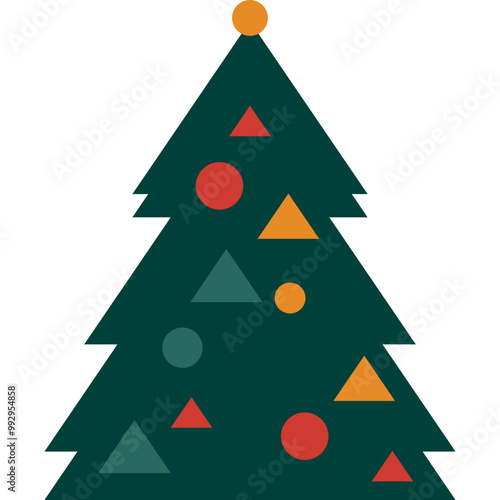 Geometric Christmas Tree