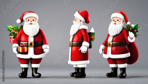 Santa Claus Christmas Design Illustration