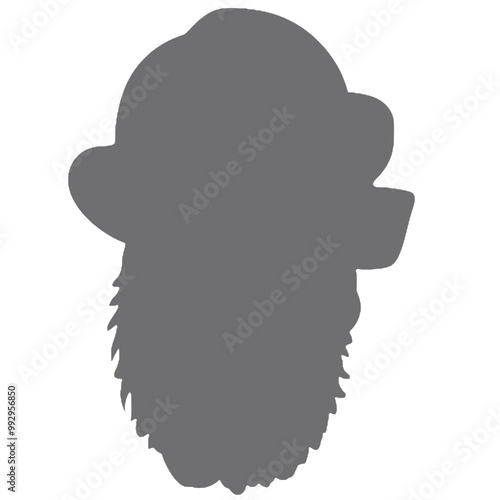 illama head vector