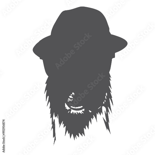 illama head vector