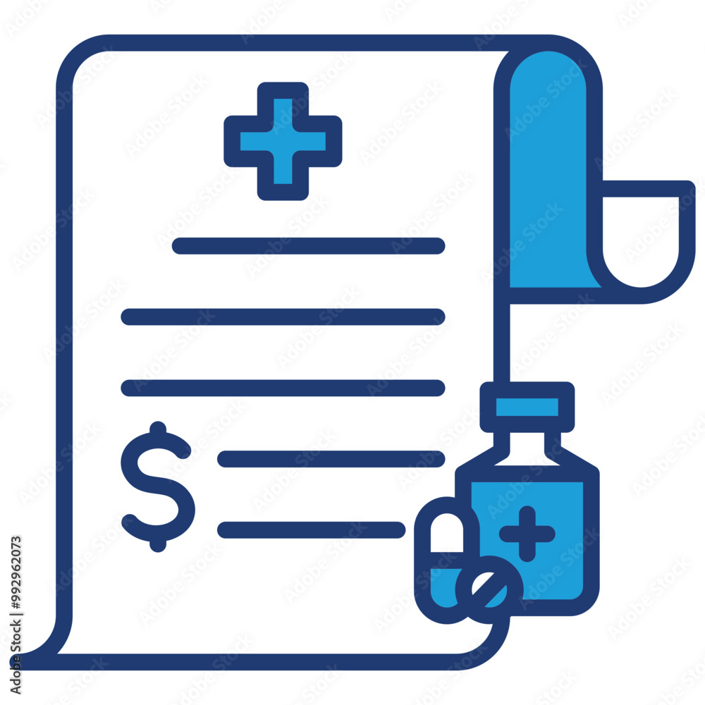 Obraz premium Medical Invoice