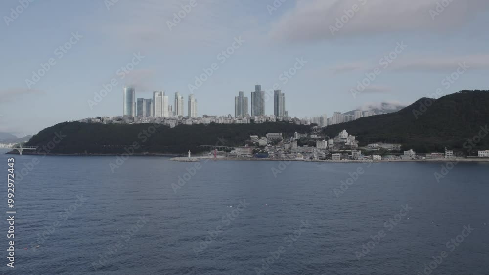 해운대 청사포 앞바다