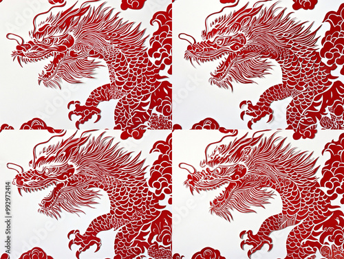 Chinese Dragon Papercuts photo