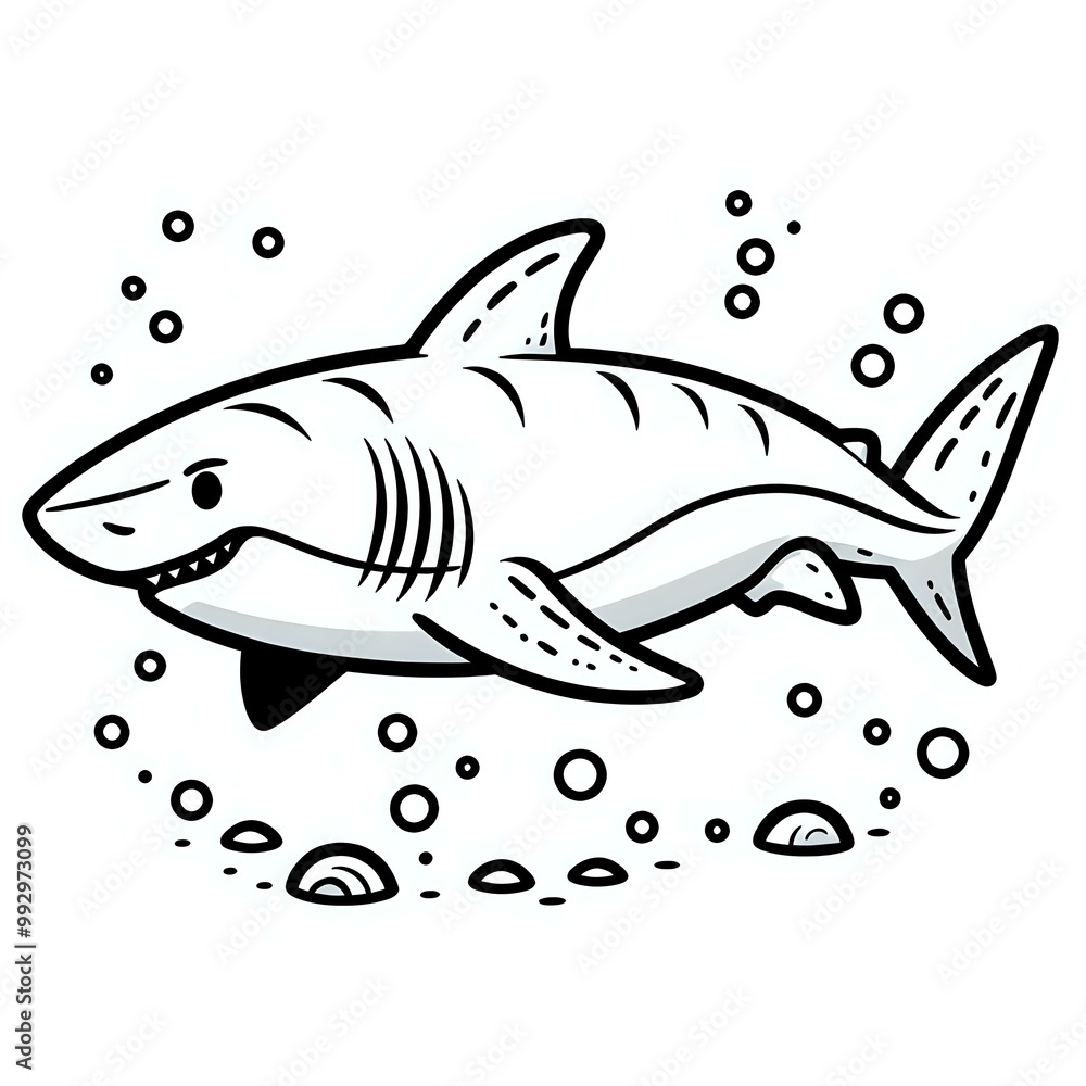 Fototapeta premium Serene Marine Life and sea 