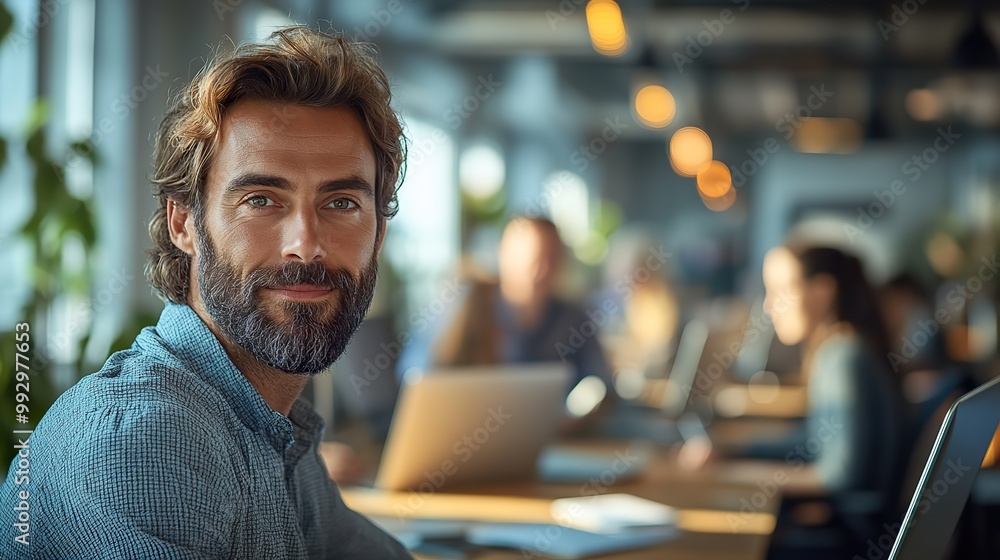 Design professionals collaborate on laptops in an office, emphasizing teamwork and the use of digital tools.