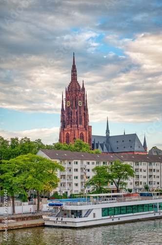 Frankfurt, a central German city on the Main River, Germany photo