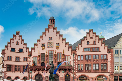 Frankfurt, a central German city on the Main River, Germany photo