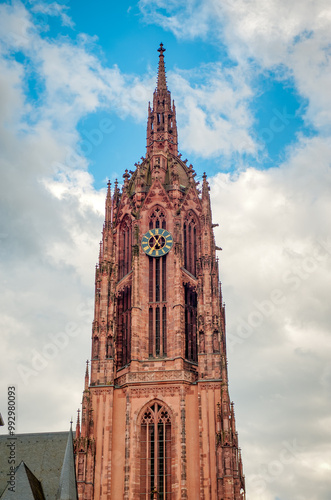 Frankfurt, a central German city on the Main River, Germany