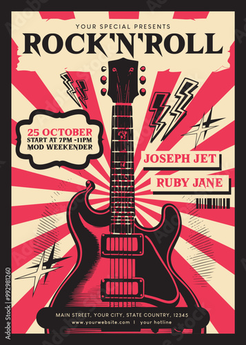Rock N Roll Flyer
