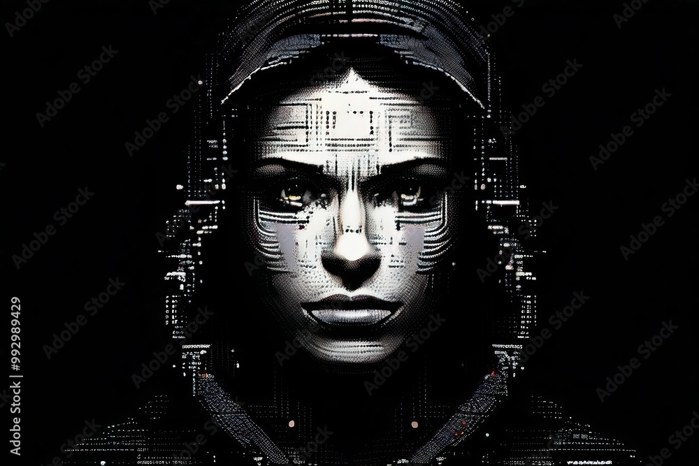 Ascii Art Convert The Image Into Ascii Characters Using Letters Stock Ascii Art Convert The Image Into Ascii Characters Using Letters Stock
