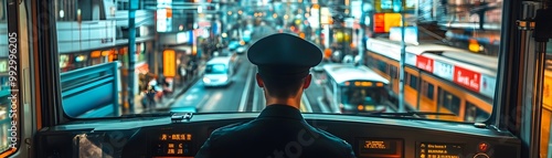 Asian Train Driver Navigati...