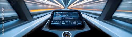 Futuristic Interior View of...