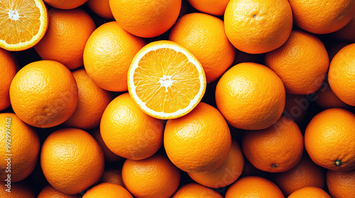 oranges in the market