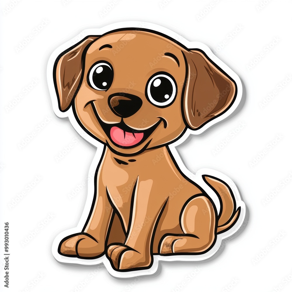 Cute Puppy Cartoon. Cute Puppy Cartoon.