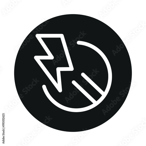 Analgesics line black icon. Vector isolated button.