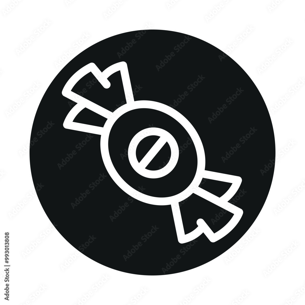 Placebo line black icon. Vector isolated button. Placebo line black icon. Vector isolated button.