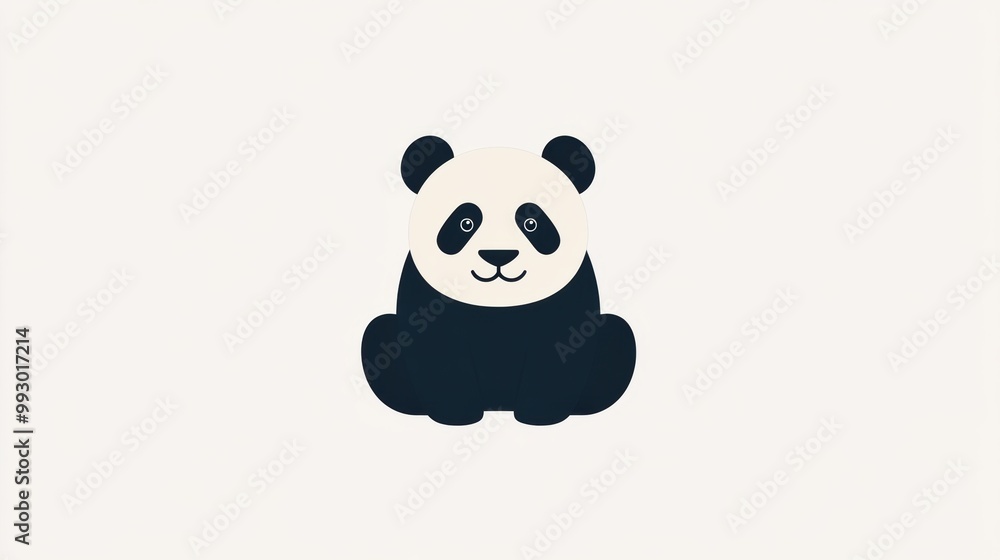 Cute Panda Icon. Cute Panda Icon.