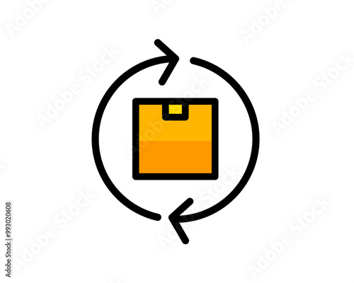 illustration representing a business or individual reselling products for profit