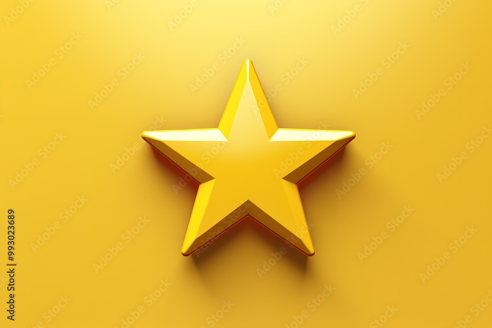 Obraz premium gold star