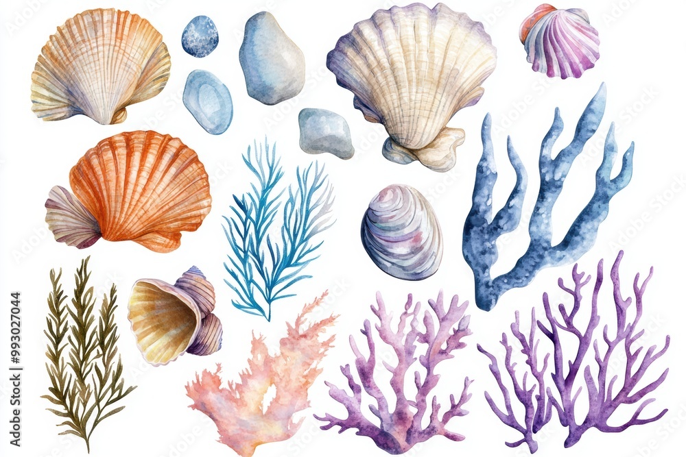 Sea Shells & Coral. Sea Shells & Coral.