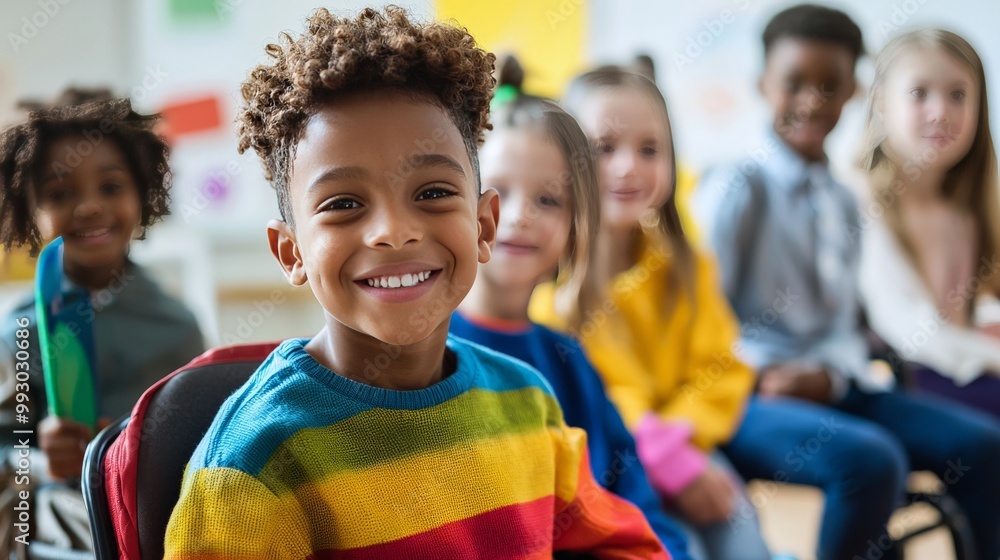 A school event promoting inclusive education, with activities for all students A school event promoting inclusive education, with activities for all students