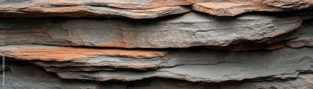 textured rock layers in varying shades of gray and orange, showcasing natural geological formations and intriguing patterns textured rock layers in varying shades of gray and orange, showcasing natural geological formations and intriguing patterns