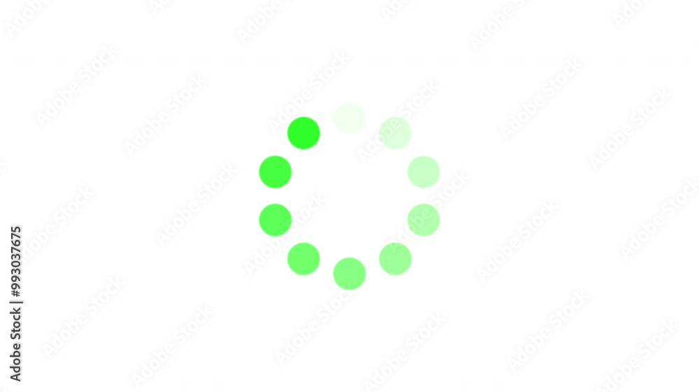 Loop animation - loading circle icon on white background. 4K video. Loop animation - loading circle icon on white background. 4K video.