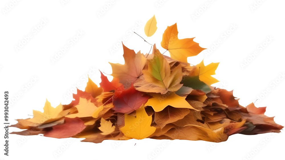 Pile of autumn leaves Pile of autumn leaves