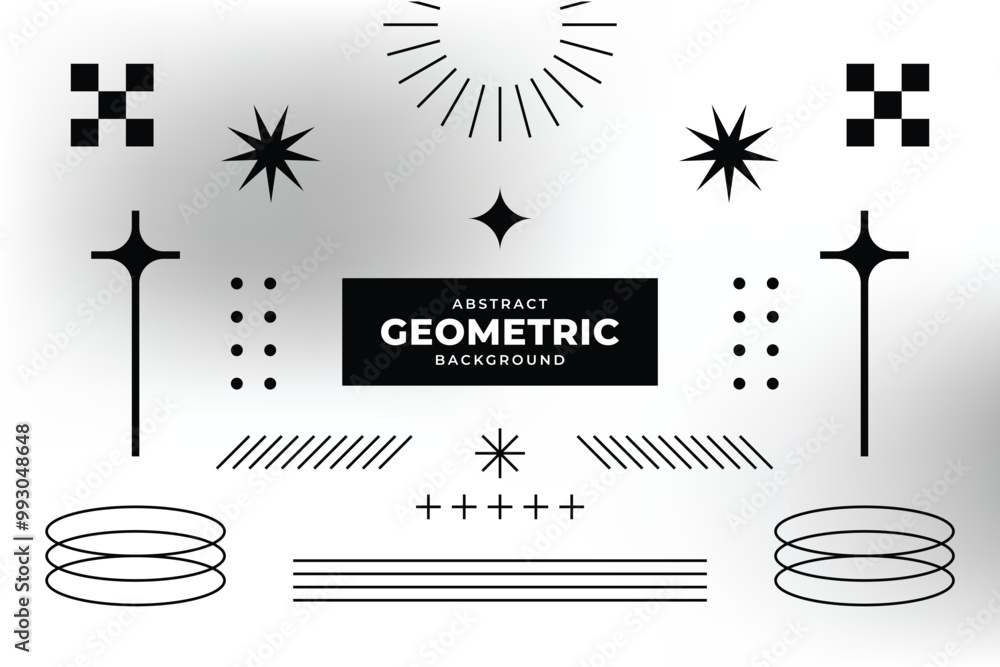Fototapeta premium Geometric modern abstract background layout