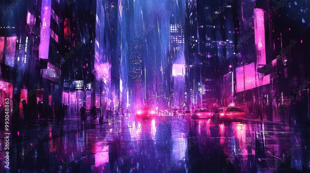 Futuristic digital cityscape glowing in blue and pink hues, with abstract data and lights. Concept: Smart cities and digital transformation. Futuristic digital cityscape glowing in blue and pink hues, with abstract data and lights. Concept: Smart cities and digital transformation.