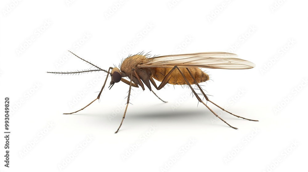 mosquito isolated on white background mosquito isolated on white background
