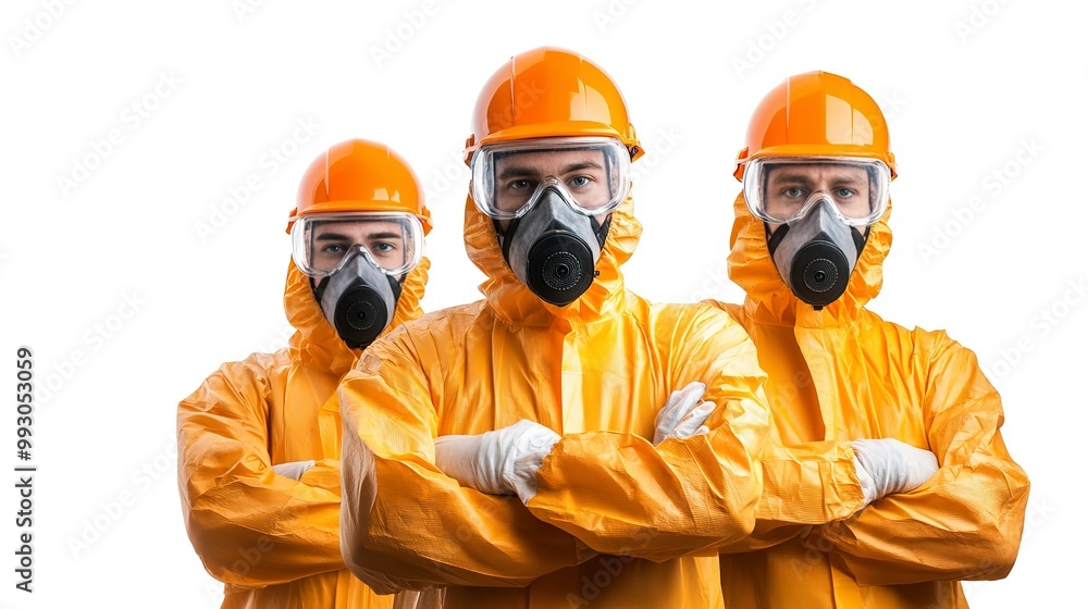 industrial workers in protective gear. Industrial workers in protective gear isolated on white background industrial workers in protective gear. Industrial workers in protective gear isolated on white background