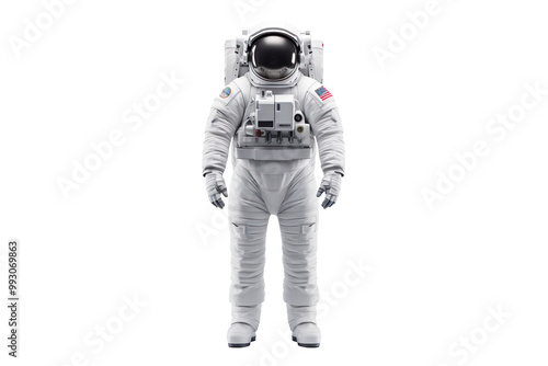 astronaut suit isolated on transparent background
