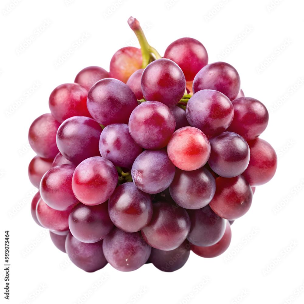 Red grape isolated on transparent background Red grape isolated on transparent background