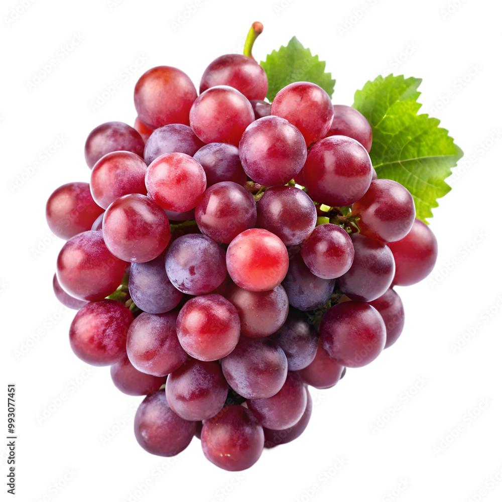 Red grape isolated on transparent background Red grape isolated on transparent background