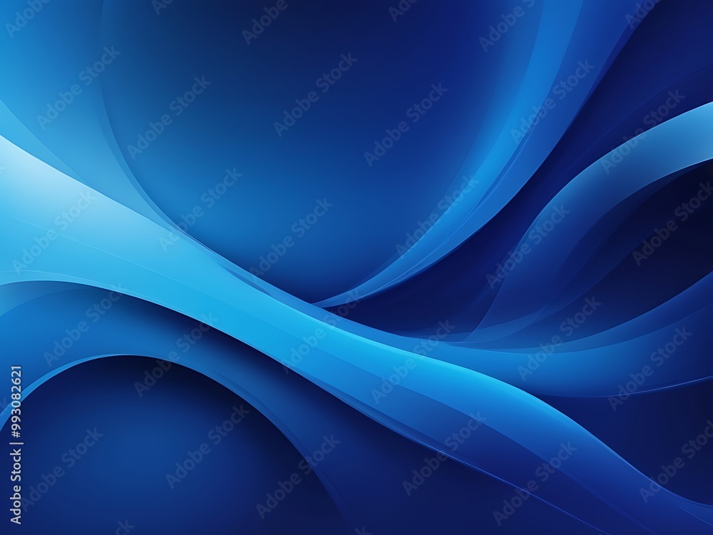 Abstract Modern blue wave Background, Wallpaper, Photo for post banner. Ai Gegerated Abstract Modern blue wave Background, Wallpaper, Photo for post banner. Ai Gegerated