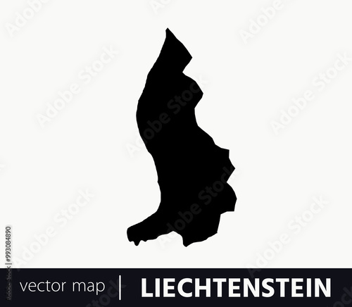 High Detailed Vector Map - Liechtenstein