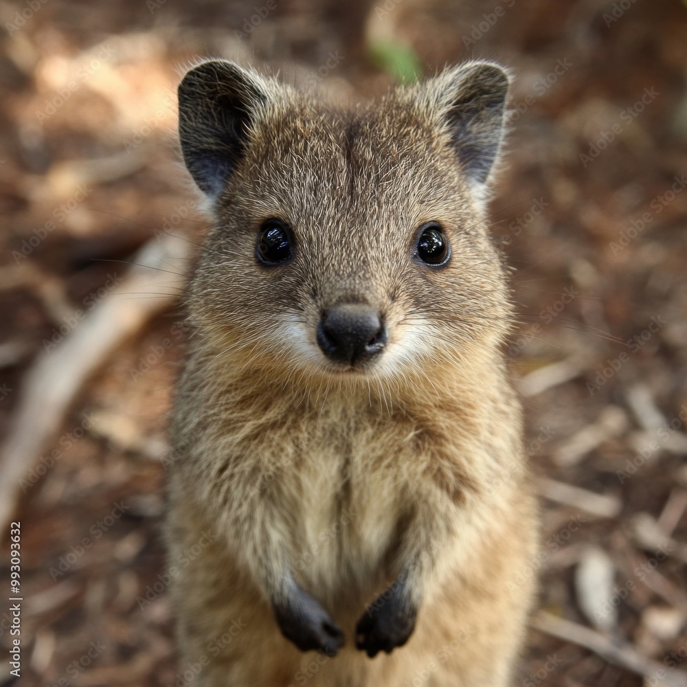Obraz premium Cute Quokka Closeup.