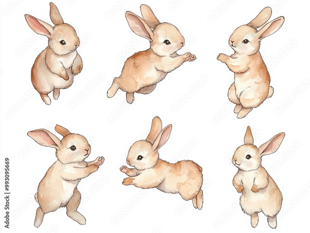 Cute Bunny Set. Cute Bunny Set.