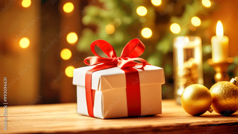 Beautiful Christmas gift boxes on a craft background. High quality photo