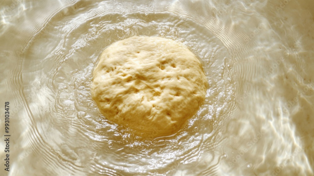 Obraz premium Dough Toss Creating Ripples in the Air