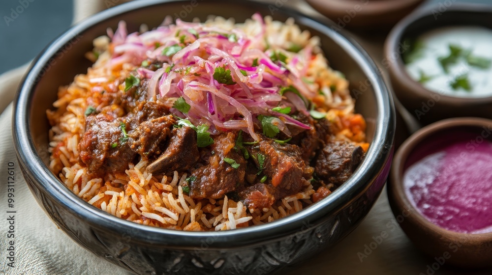 Authentic Yemeni Mandi Dinner - Vibrant Spread of Slow-Cooked Meat and Spiced Rice Authentic Yemeni Mandi Dinner - Vibrant Spread of Slow-Cooked Meat and Spiced Rice