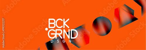 Fluid color geometric shapes abstract background. Vector Illustration For Wallpaper, Banner, Background, Card, Book Illustration, landing page