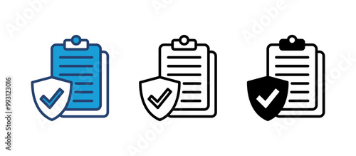 Insurance icon vector. insurance symbol vector