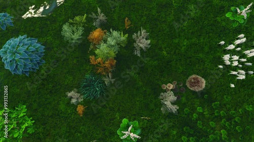 The Bottom of the Pond with Fish